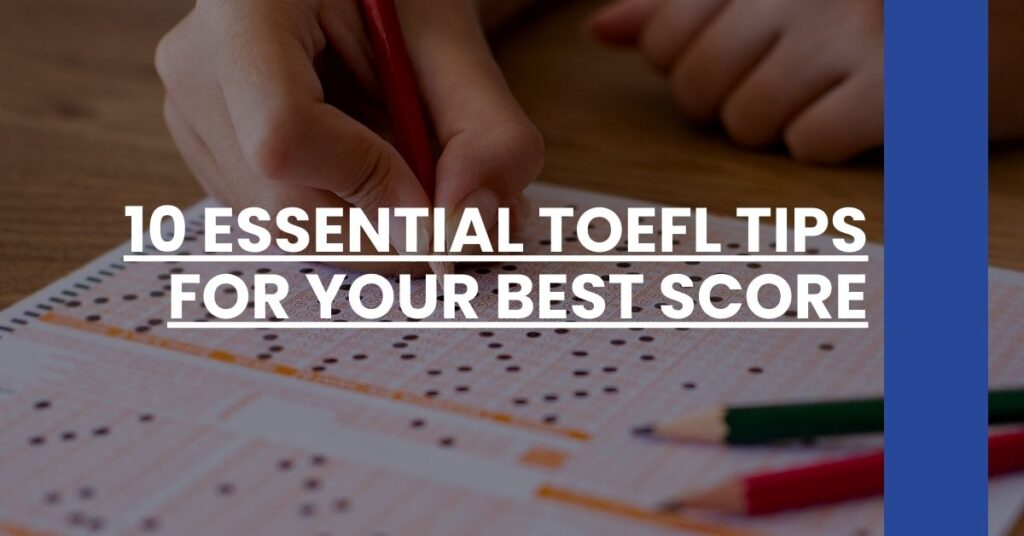 10 Essential TOEFL Tips for Your Best Score Feature Image