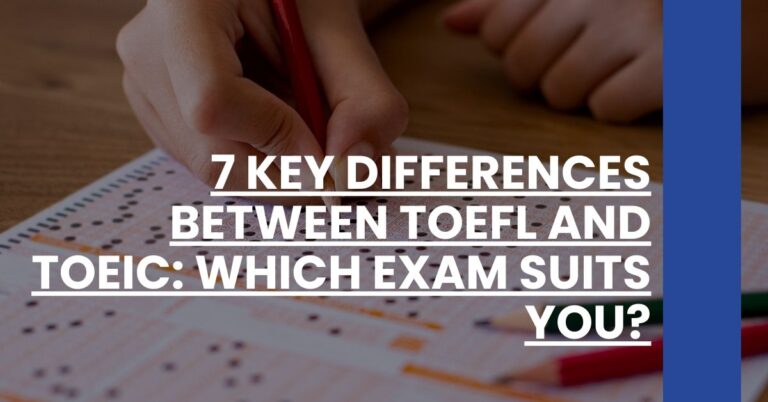 7 Key Differences Between TOEFL and TOEIC Which Exam Suits You Feature Image